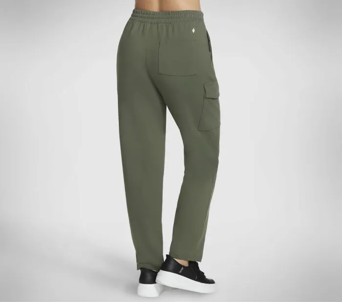 Skechers Skechers Slipins Cargo Pant Olive Black Women Bottoms Skechers Skechers Slipins Cargo Pant Olive Black Women Bottoms