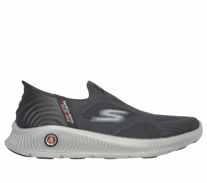 Skechers Skechers Slipins GO WALK Anywhere 8211 The Tourist Charcoal Men Athletic Sneakers