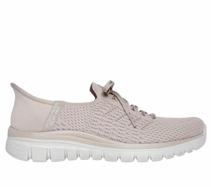 Skechers Skechers Slipins Graceful 8211 First Blush Taupe Women Casual Sneakers