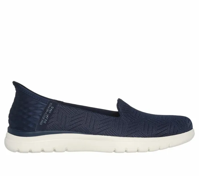 Skechers Skechers Slipins OntheGO Flex 8211 Clover Navy White Women Flats