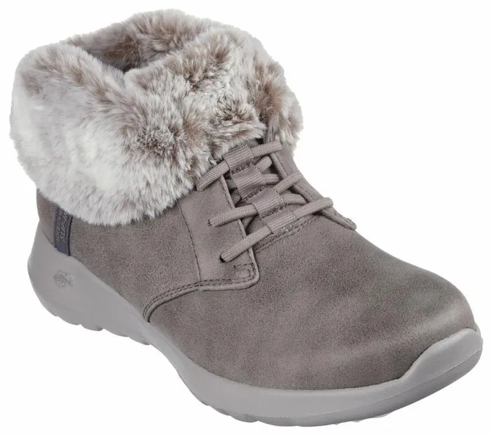 Skechers Skechers Slipins OntheGO Joy 8211 Cozy Charm Dark Taupe Women Boots Skechers Skechers Slipins OntheGO Joy 8211 Cozy Charm Dark Taupe Women Boots