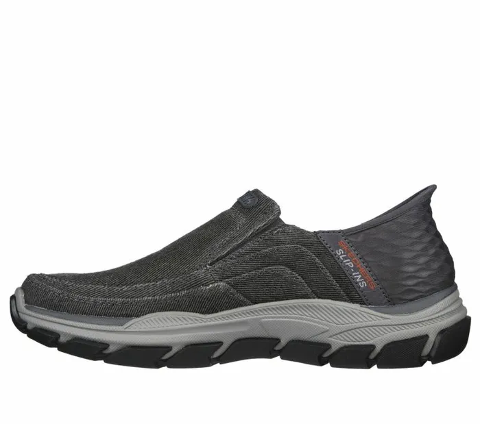 Skechers Skechers Slipins RF Respected 8211 Holmgren Charcoal Men Casual Sneakers