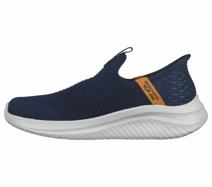 Skechers Skechers Slipins Ultra Flex 30 8211 Smooth Step Navy Kids Athletic Shoes and Sneakers Skechers Skechers Slipins Ultra Flex 30 8211 Smooth Step Navy Kids Athletic Shoes and Sneakers