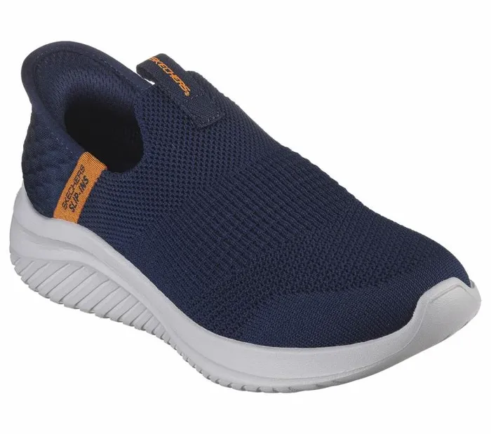 Skechers Skechers Slipins Ultra Flex 30 8211 Smooth Step Navy Kids Athletic Shoes and Sneakers Skechers Skechers Slipins Ultra Flex 30 8211 Smooth Step Navy Kids Athletic Shoes and Sneakers