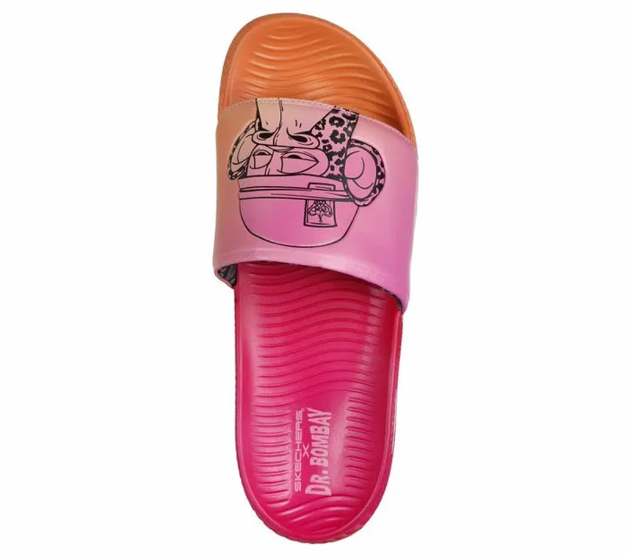 Skechers Snoop Dogg Low Slider 8211 Bombay Pop Slide Pink Orange Men Sandals