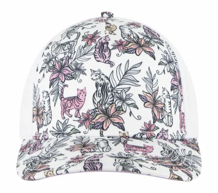 Skechers TROPICAL KITTY TRUCKER Pink WomenMen Hats