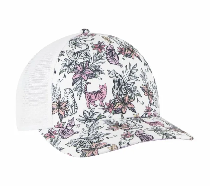 Skechers TROPICAL KITTY TRUCKER Pink WomenMen Hats