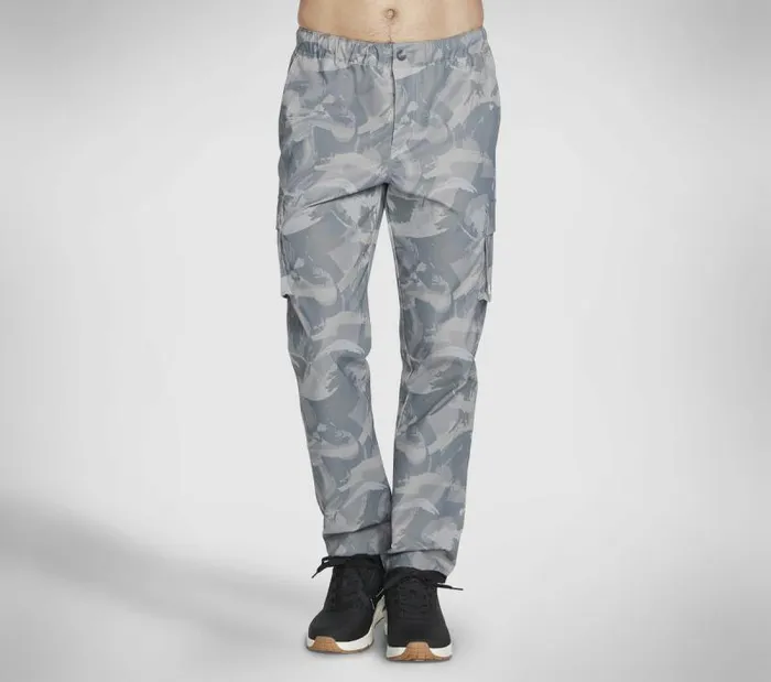 Skechers Twill Downtown Cargo Pant Stone Silver Men Bottoms