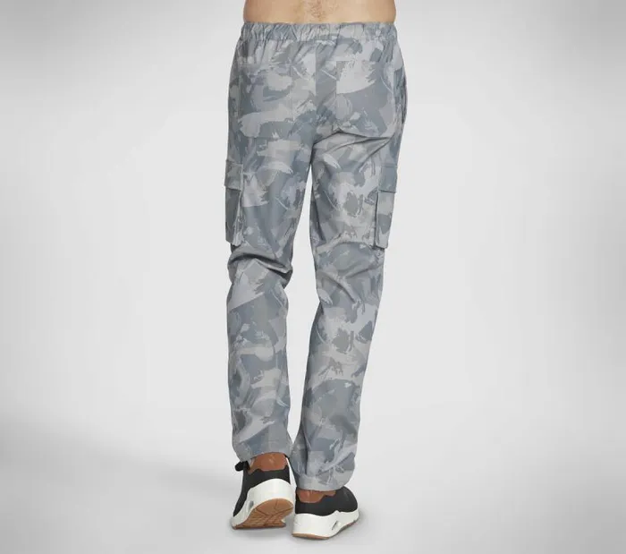 Skechers Twill Downtown Cargo Pant Stone Silver Men Bottoms Skechers Twill Downtown Cargo Pant Stone Silver Men Bottoms
