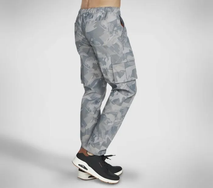 Skechers Twill Downtown Cargo Pant Stone Silver Men Bottoms Skechers Twill Downtown Cargo Pant Stone Silver Men Bottoms