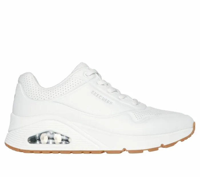 Skechers Uno Envy 8211 Pointed Bliss White Women Casual Sneakers