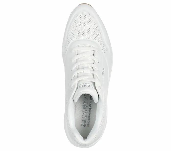 Skechers Uno Envy 8211 Pointed Bliss White Women Casual Sneakers