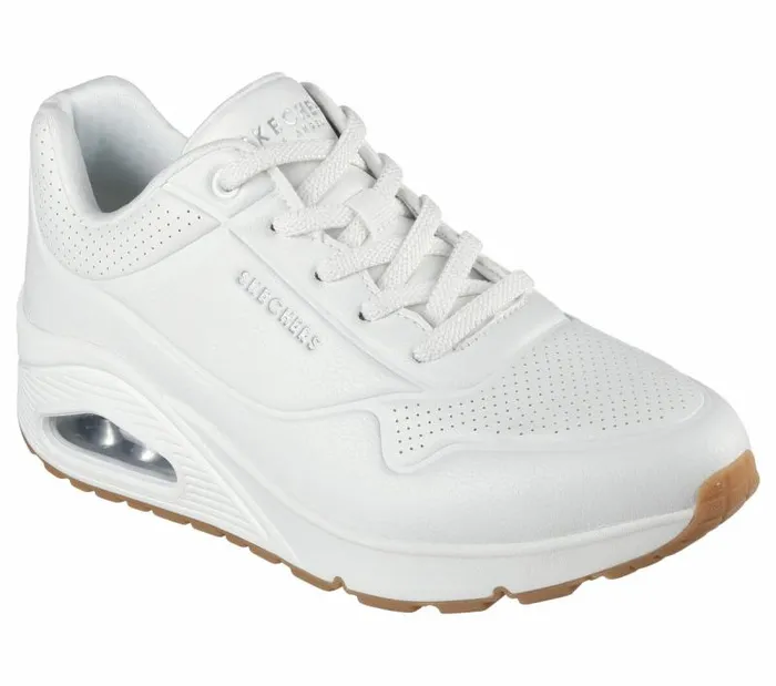 Skechers Uno Envy 8211 Pointed Bliss White Women Casual Sneakers