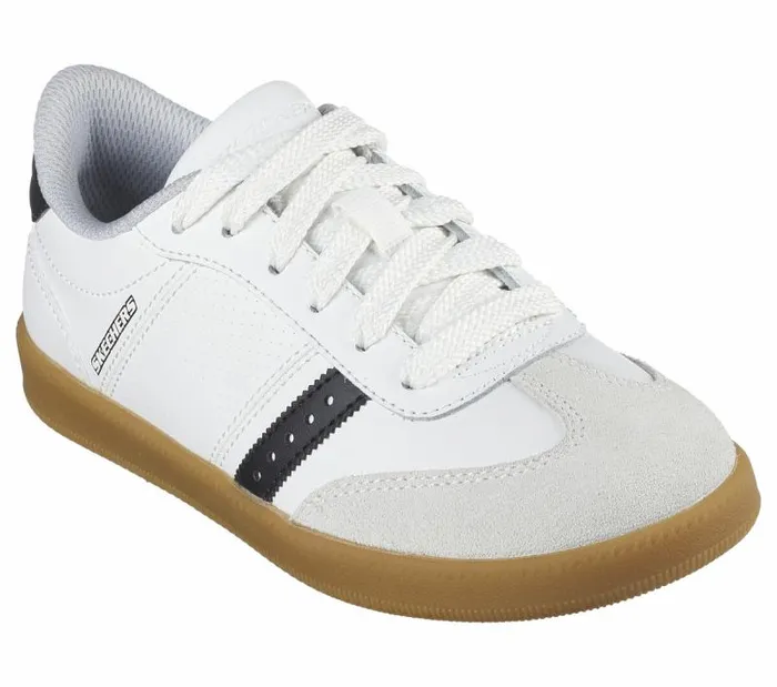 Skechers Zinger Street White Black Kids Athletic Shoes and Sneakers Skechers Zinger Street White Black Kids Athletic Shoes and Sneakers
