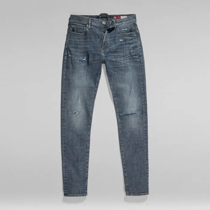 Skinny Men GStar RAW Lancet Skinny Jeans Faded Blues Restored