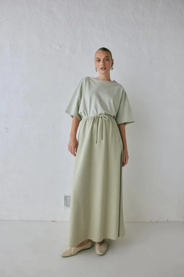 Skirts Women VRG GRL Etta Maxi Skirt Sage Skirts Women VRG GRL Etta Maxi Skirt Sage