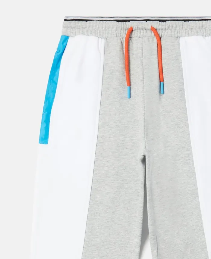 Stella McCartney Colourblock Active Joggers Grey Kids Pants and Shorts