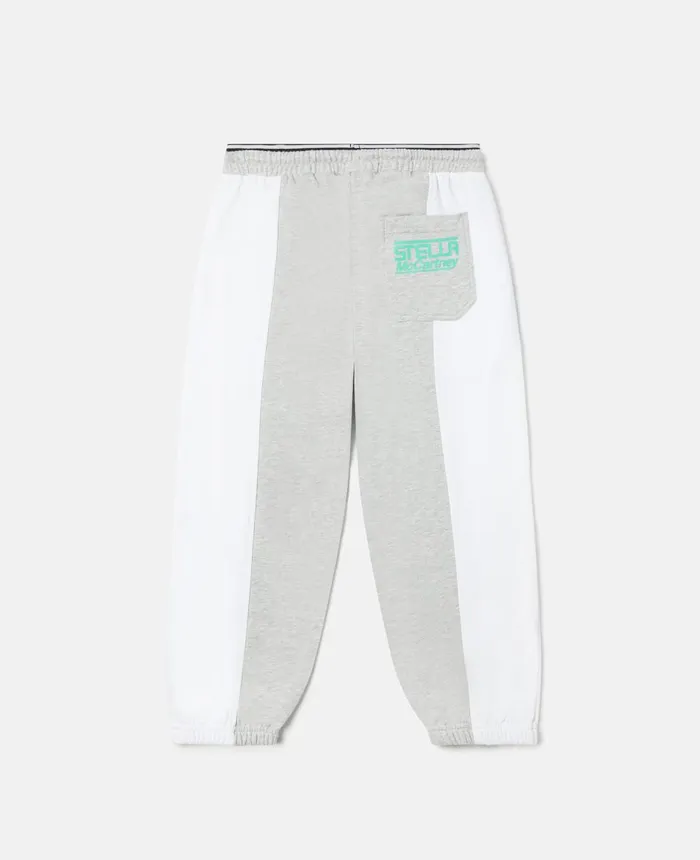 Stella McCartney Colourblock Active Joggers Grey Kids Pants and Shorts