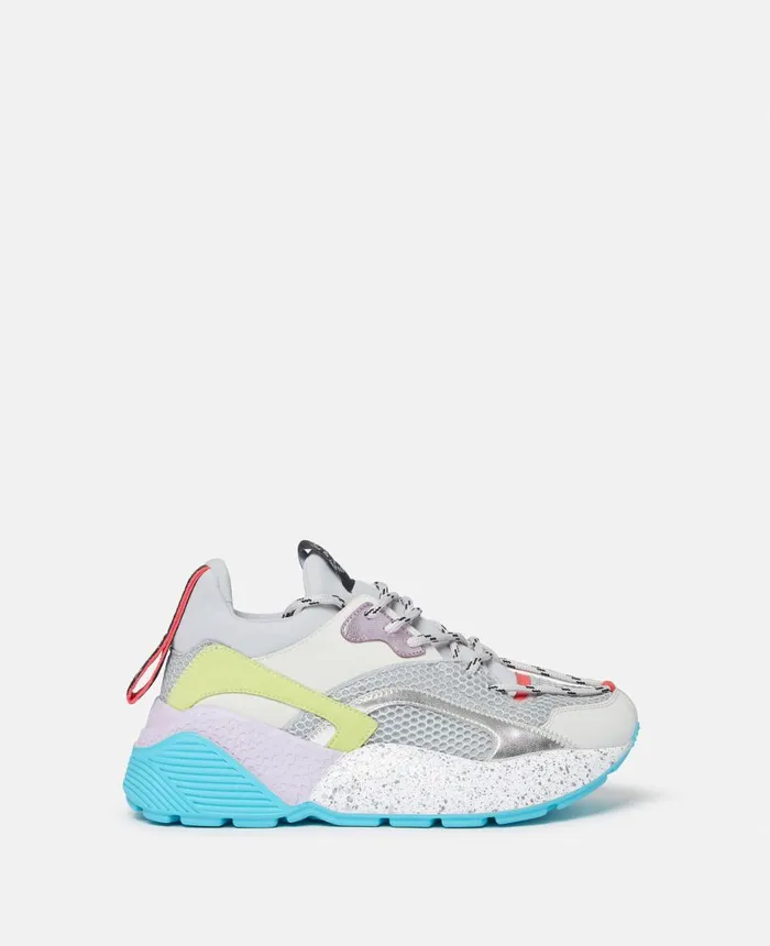 Stella McCartney Eclypse Alter Suede Colourblock Trainers Grey Multicolour Women Sneakers Stella McCartney Eclypse Alter Suede Colourblock Trainers Grey Multicolour Women Sneakers