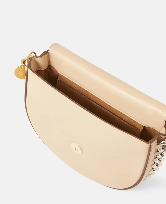Stella McCartney Frayme Medium Flap Shoulder Bag Powder Women Mini Bags And Clutches Stella McCartney Frayme Medium Flap Shoulder Bag Powder Women Mini Bags And Clutches
