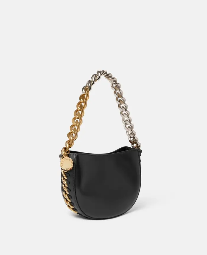 Stella McCartney Frayme Small Shoulder Bag Black Women Frayme Bag