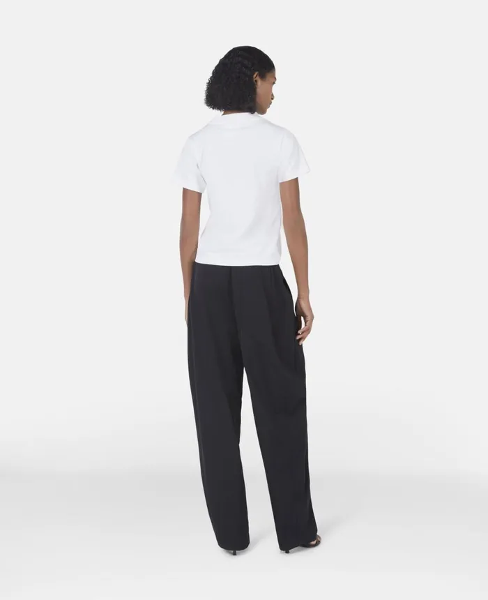 Stella McCartney Loose Fit Tailored Trousers Black Women Trousers And Shorts Stella McCartney Loose Fit Tailored Trousers Black Women Trousers And Shorts