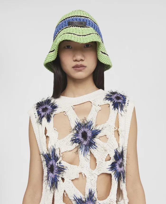 Stella McCartney Rewild Flower Patchwork Midi Dress Multicolour Women Dresses Stella McCartney Rewild Flower Patchwork Midi Dress Multicolour Women Dresses