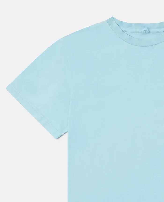 Stella McCartney Stella Logo Active Oversized TShirt Light Blue Kids TShirts And Sweatshirt Stella McCartney Stella Logo Active Oversized TShirt Light Blue Kids TShirts And Sweatshirt