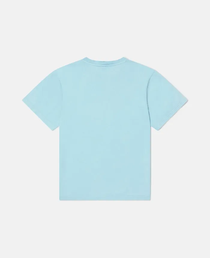 Stella McCartney Stella Logo Active Oversized TShirt Light Blue Kids TShirts And Sweatshirt Stella McCartney Stella Logo Active Oversized TShirt Light Blue Kids TShirts And Sweatshirt
