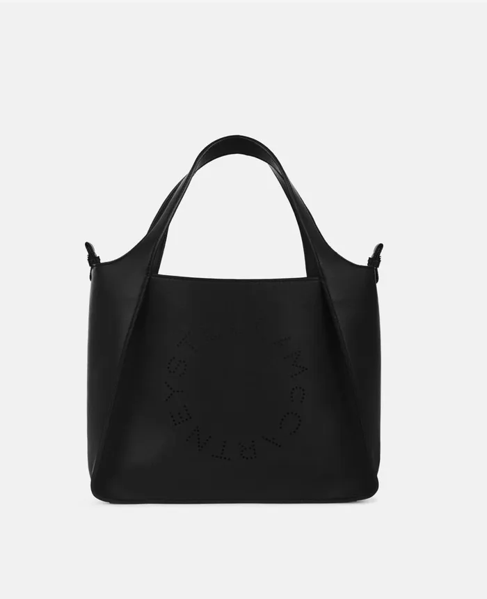 Stella McCartney Stella Logo Crossbody Bag Black Women TopHandle Bags