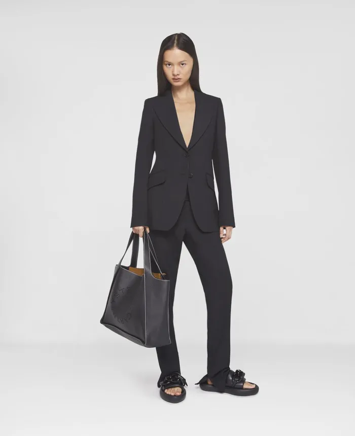 Stella McCartney Tailored Twill Jacket Black Women Coats And Jackets