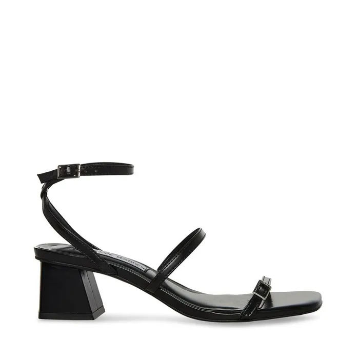 Steve Madden Amalia Black Womens Heels