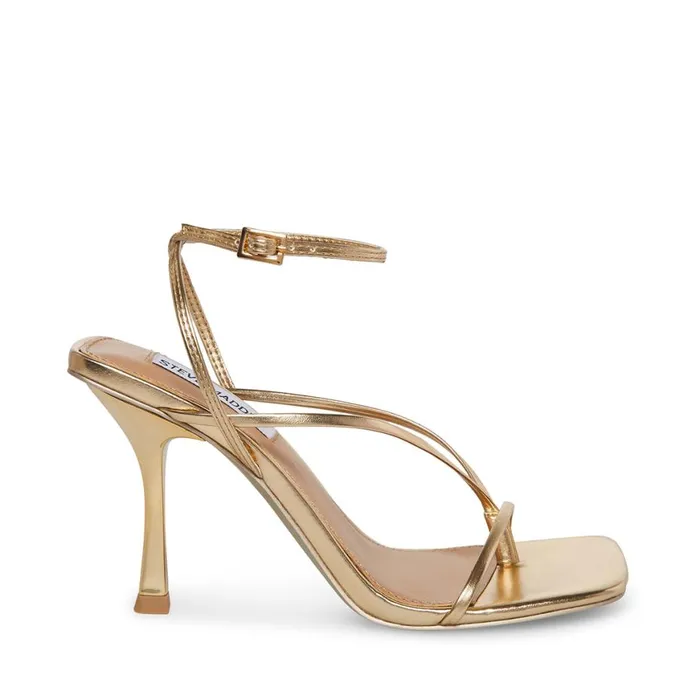 Steve Madden Annie Champagne Womens Heels