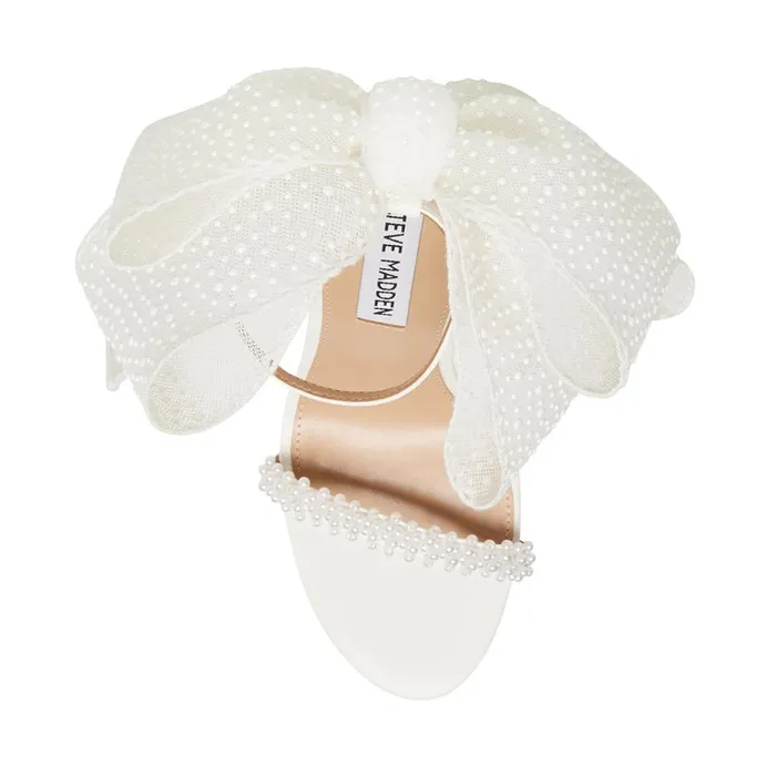 Steve Madden Benni White Womens Heels