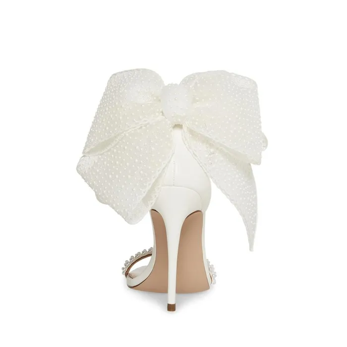 Steve Madden Benni White Womens Heels