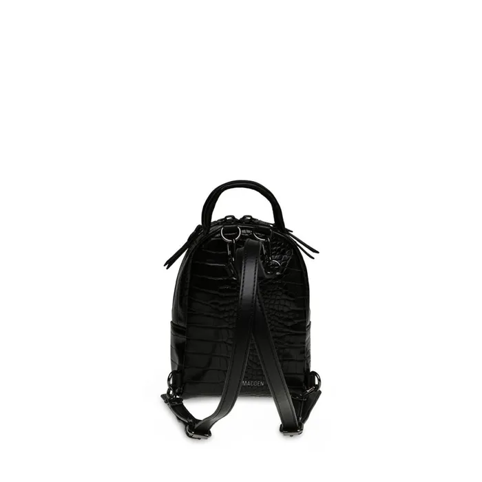 Steve Madden Bjake Black Crocodile Womens Mini Bags Steve Madden Bjake Black Crocodile Womens Mini Bags