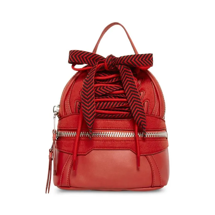 Steve Madden Broaring Red Multi Womens Belt Bags and Backpacks