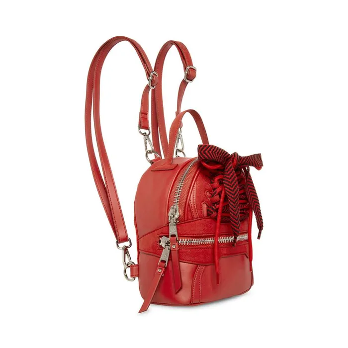 Steve Madden Broaring Red Multi Womens Belt Bags and Backpacks