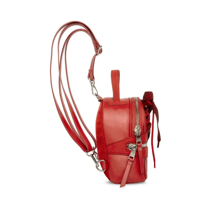 Steve Madden Broaring Red Multi Womens Belt Bags and Backpacks