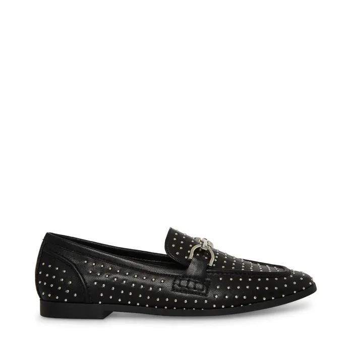 Steve Madden CarrineS Black Womens Loafers and Flats