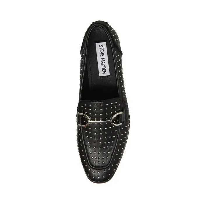 Steve Madden CarrineS Black Womens Loafers and Flats