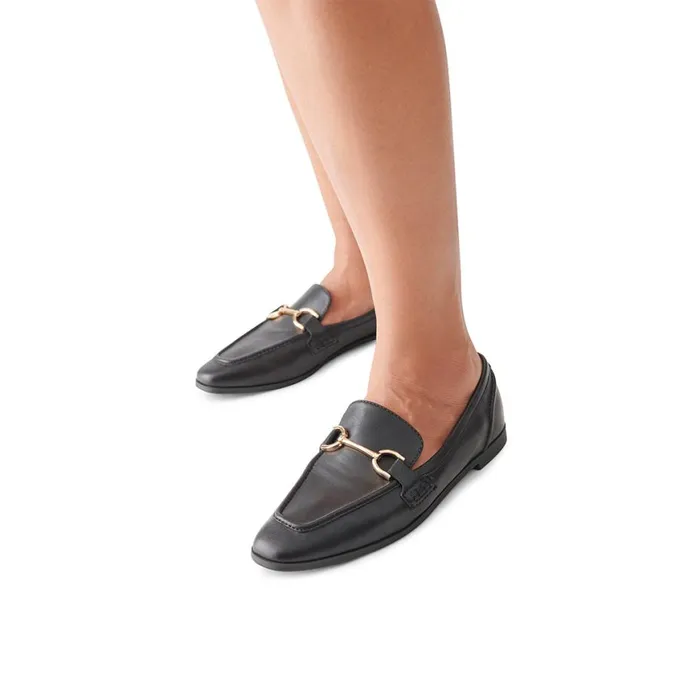 Steve Madden CarrineS Black Womens Loafers and Flats