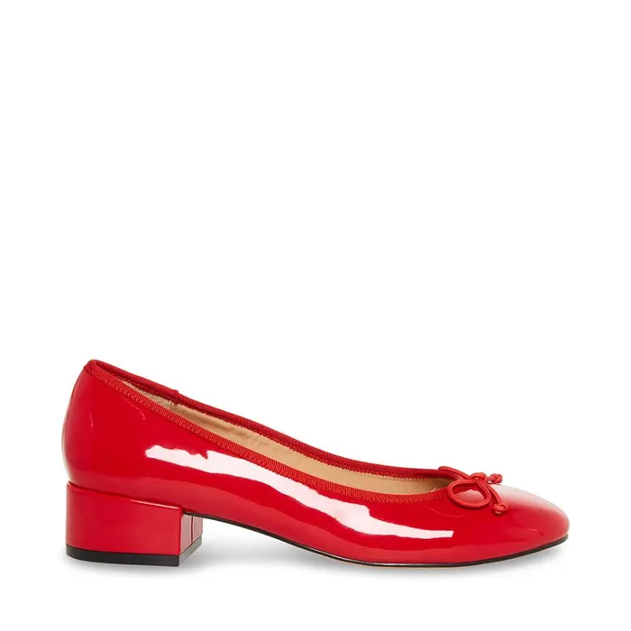 Steve Madden Cherish Red Patent Womens Heels