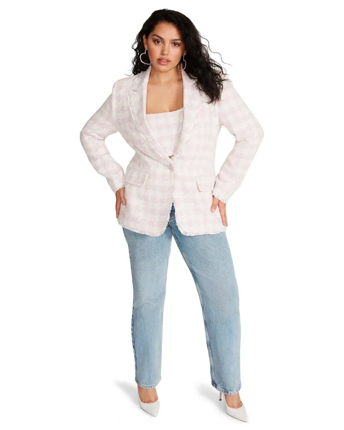 Steve Madden Harlow Jacket Pink Womens Jackets and Coats