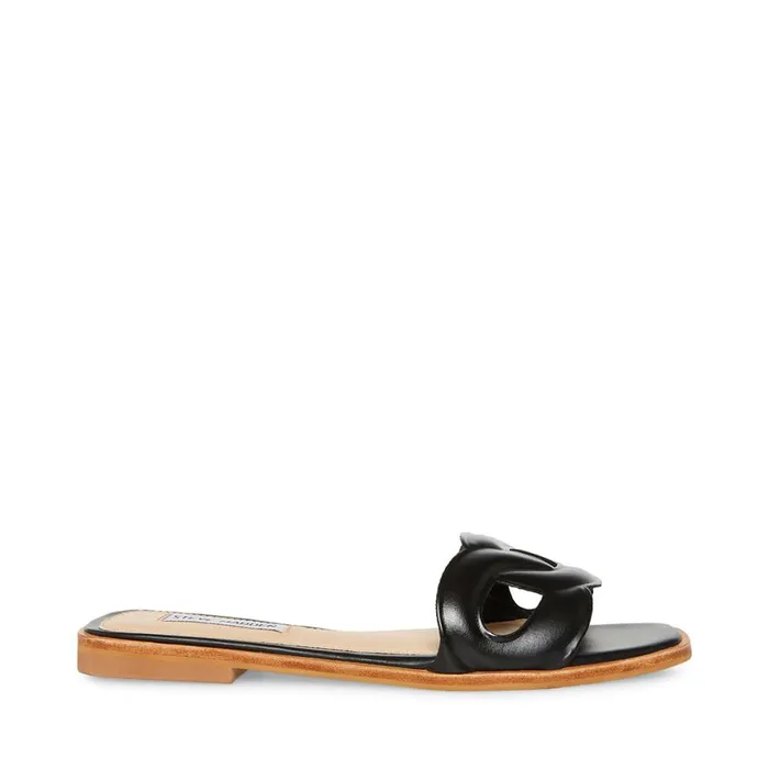 Steve Madden Helene Black Womens Sandals