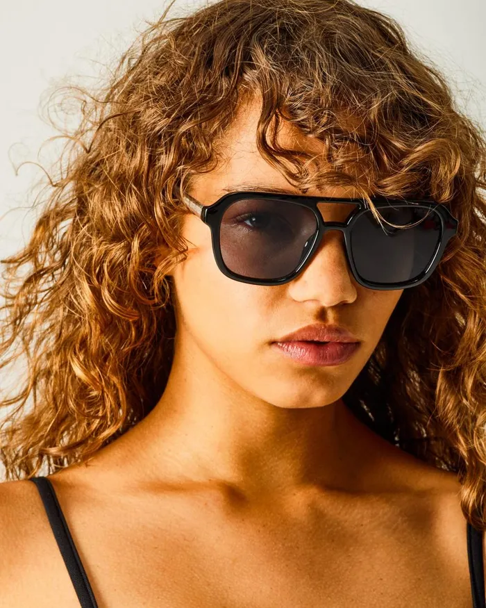Steve Madden Jace Sunglasses Black Womens Sunglasses