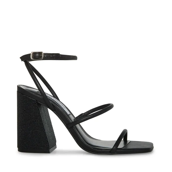 Steve Madden Kinsley Black Womens Heels