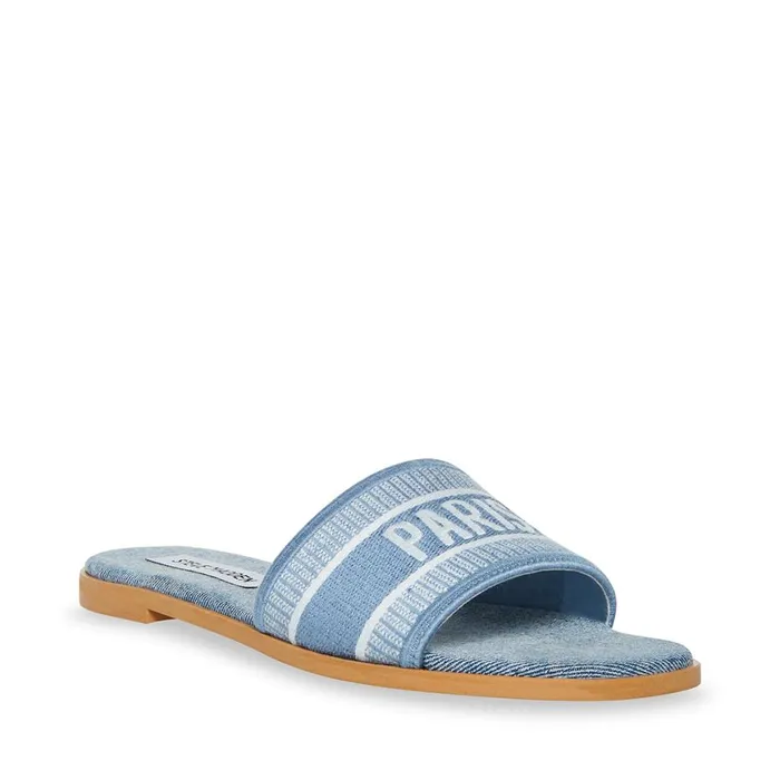 Steve Madden Knox Denim Multi Womens Sandals