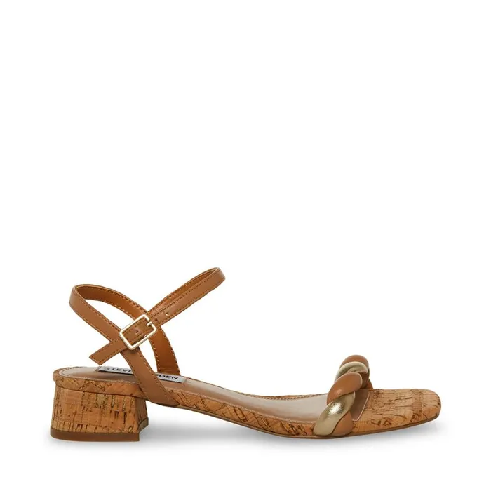 Steve Madden Magnetic Natural Multi Womens Sandals