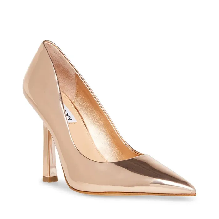 Steve Madden Martina Rose Gold Womens Heels